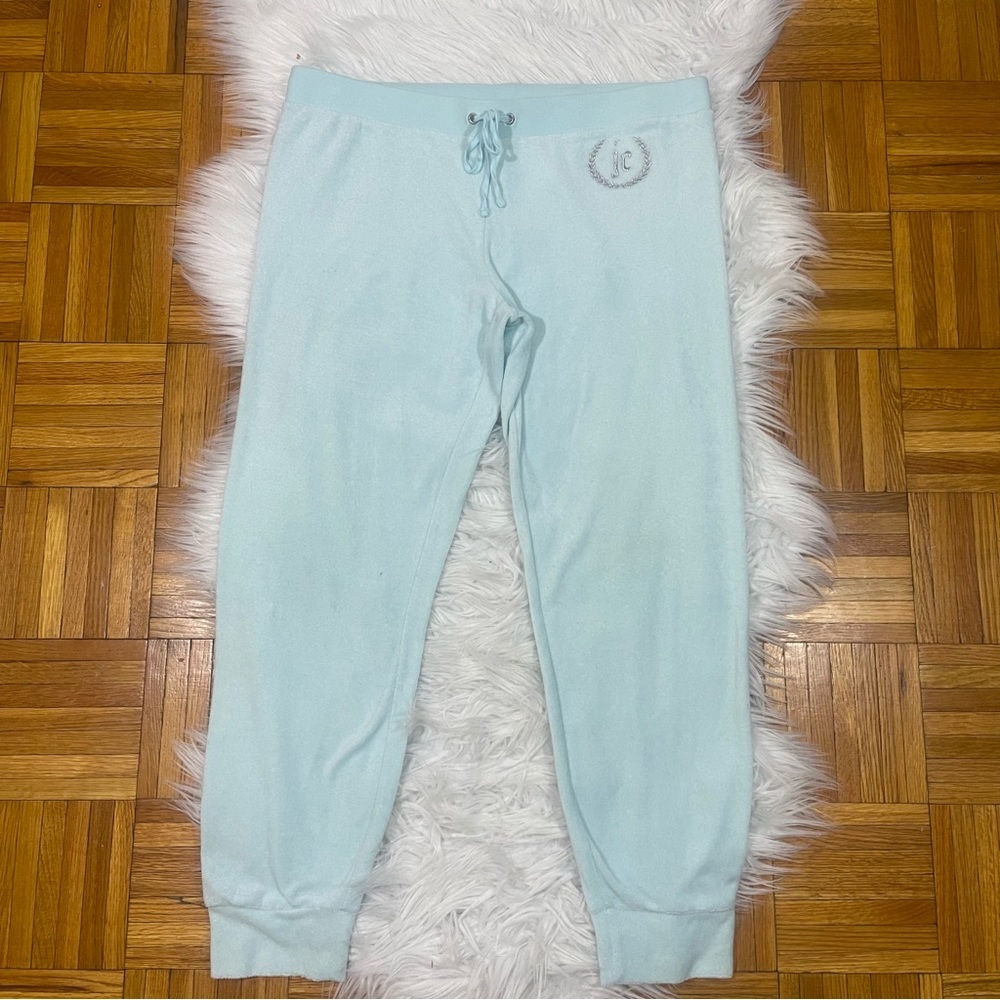 JUICY COUTURE velour Joggers with logo size large